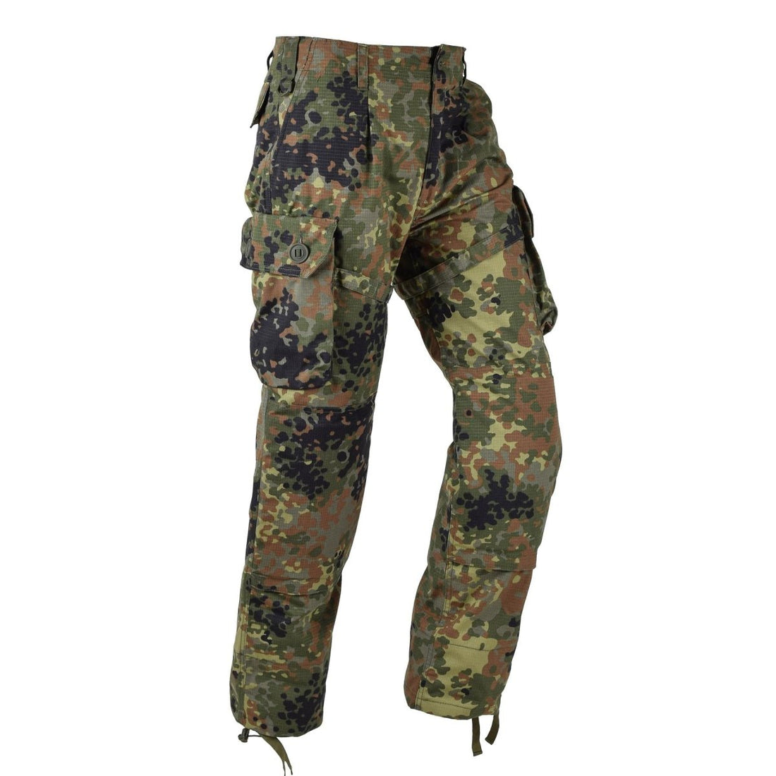 Pantalon de combat cargo de style armée allemande de marque TACGEAR flecktarn camo ripstop