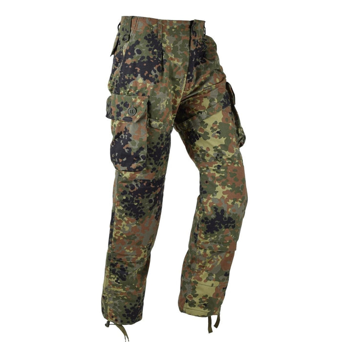 Pantalon de combat cargo de style armée allemande de marque TACGEAR flecktarn camo ripstop - GoMilitar