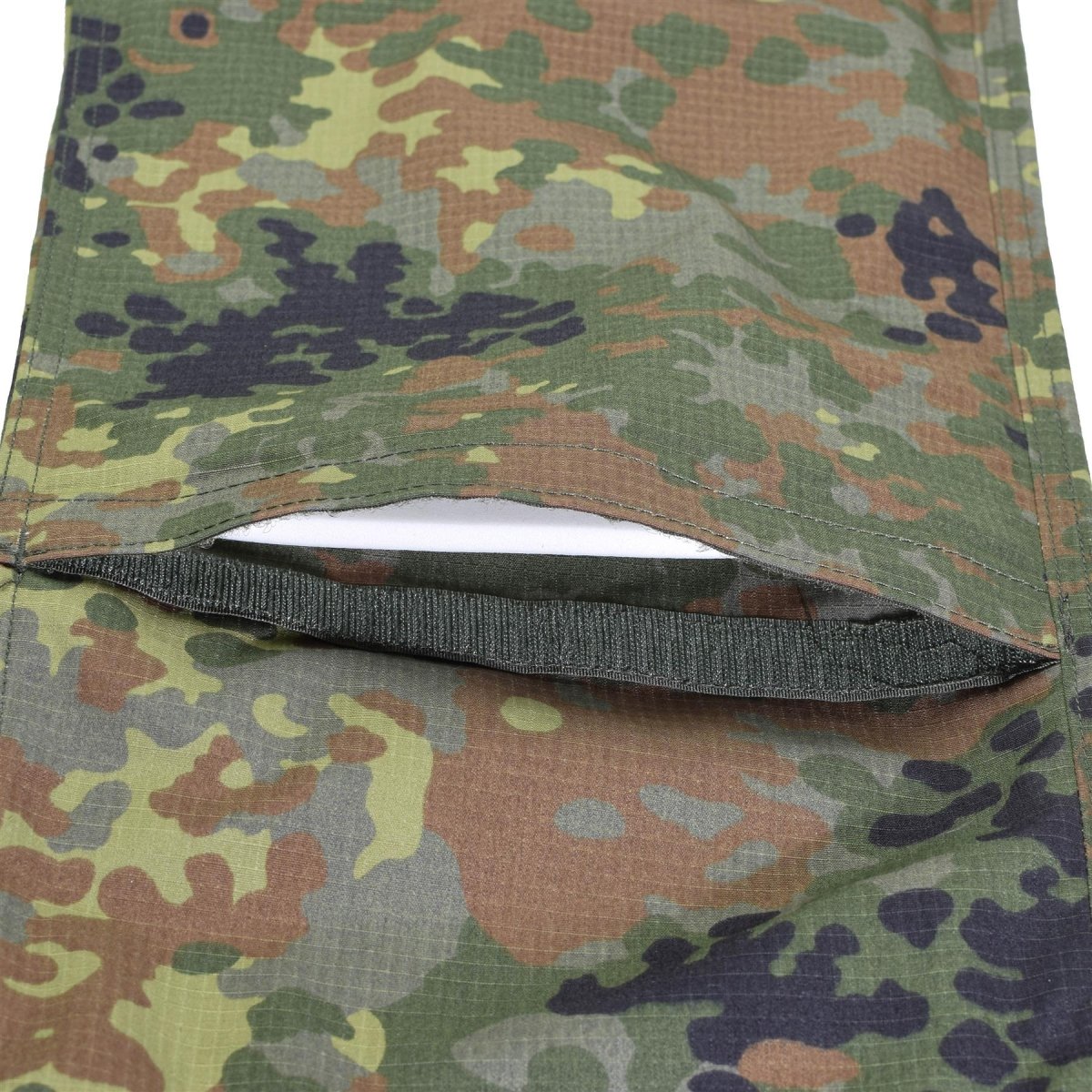 Pantalon de combat cargo de style armée allemande de marque TACGEAR flecktarn camo ripstop
