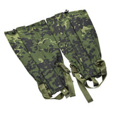 Guêtres de jambe de marque TACGEAR motif camouflage danois M84 crochets métalliques imperméables NEUF