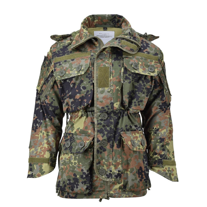 TACGEAR Brand Veste smockée commando de style militaire avec fermeture éclair ripstop flecktran - GoMilitar