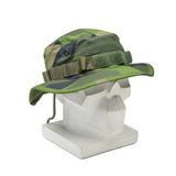 Chapeau Boonie de style militaire suédois de marque TACGEAR, bord large en ripstop camouflage Splinter