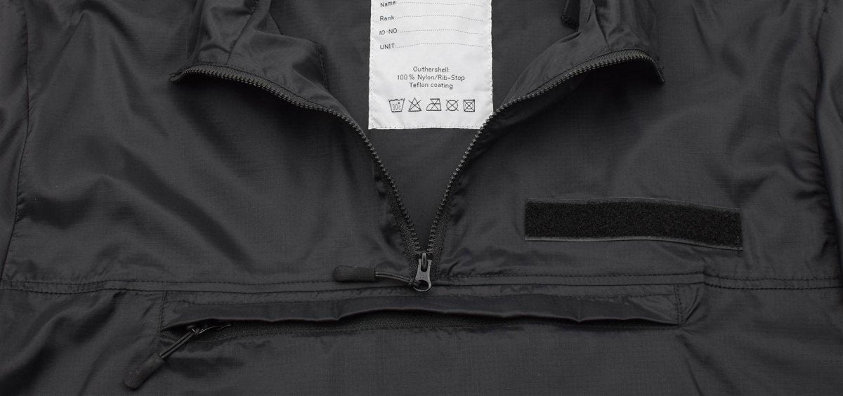 Chemise coupe-vent de marque TACGEAR noire légère pour camping, randonnée, extérieur, ripstop