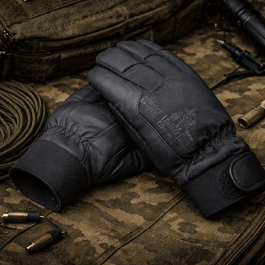 Gants d'hiver TAMREX A+ LeatherPRO en cuir de chèvre, isolation Thinsulate G80