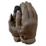 TAMREX Gants tactiques précis en cuir PU et élasthanne flexible pour écran tactile Olive