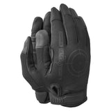 TAMREX Gants tactiques précis en cuir de mouton, paume flexible, extensible dans 4 directions, noir