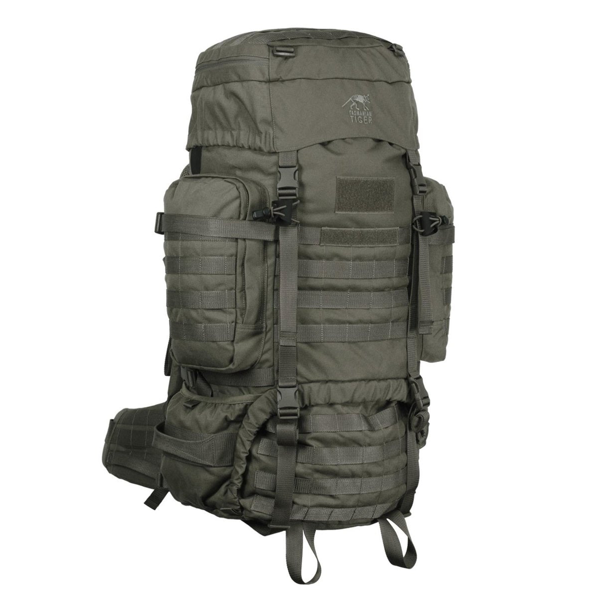 Sac à dos tactique Tasmanian Tiger Raid Pack MK III 52L avec système MOLLE et sangle de hanche