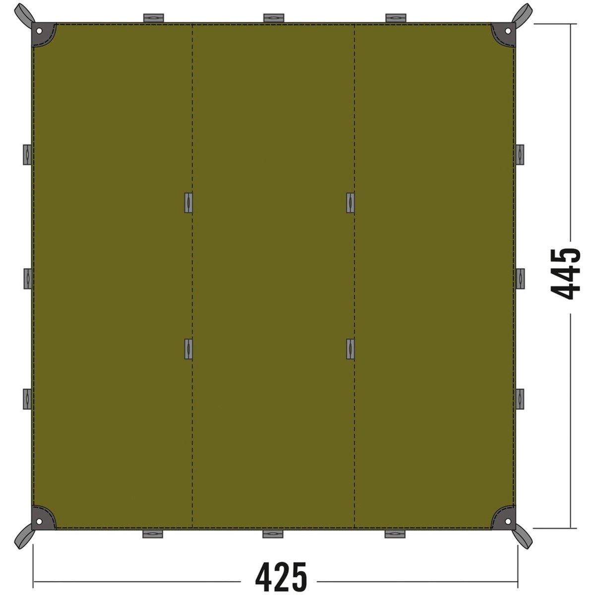 Tatonka Tente de qualité, abri de protection contre la pluie, imperméable, pare-soleil, léger