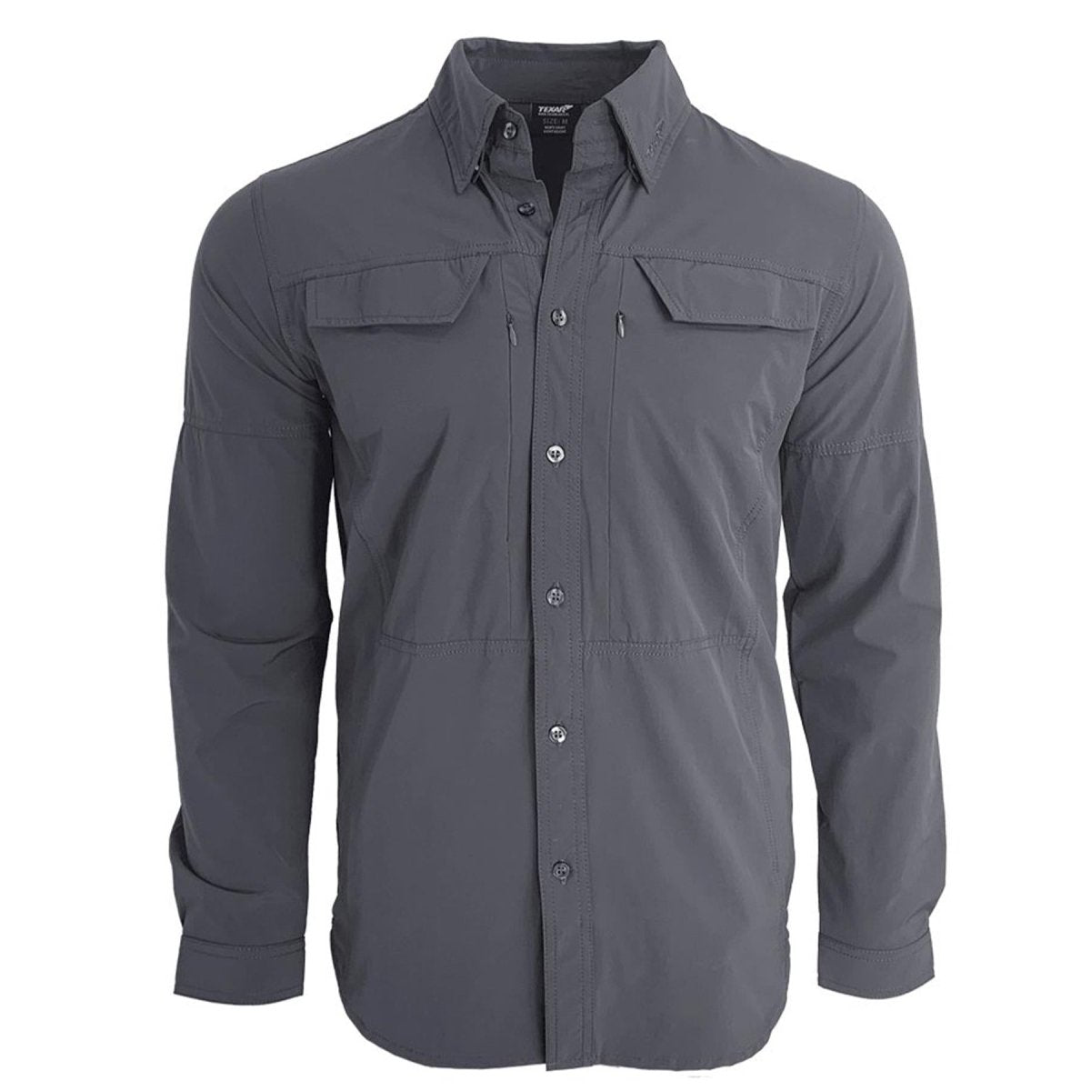 Chemise militaire à manches longues TEXAR, coupe ajustée, vêtement durable, chemises militaires classiques