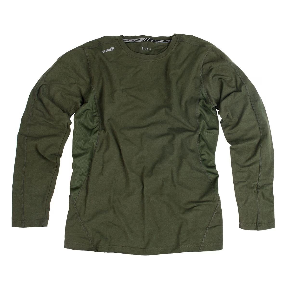 Sous-vêtement thermique militaire TEXAR à manches longues pour uniforme de terrain