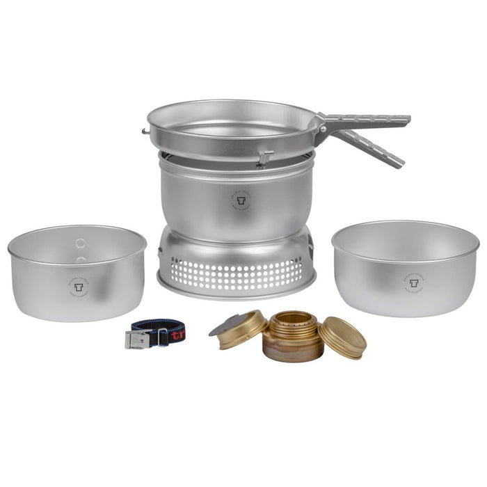 Ensemble de réchaud en aluminium Trangia, kit de brûleur à combustible liquide, poêle de camping compacte ultralégère - GoMilitar