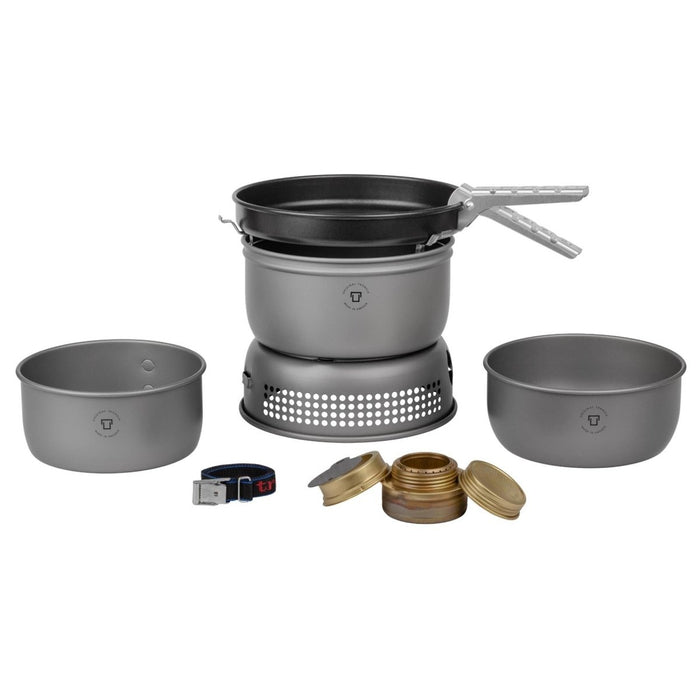Kit de réchaud de randonnée Trangia ensemble en aluminium batterie de cuisine légère camping randonnée - GoMilitar