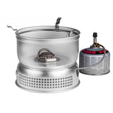 Ensemble de réchauds compacts ultralégers en aluminium Trangia avec brûleur à gaz liquide pour camping et randonnée