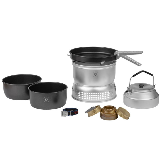 Trangia ensemble de cuisinières brûleur de randonnée ultraléger compact chauffe-aliments de camping - GoMilitar