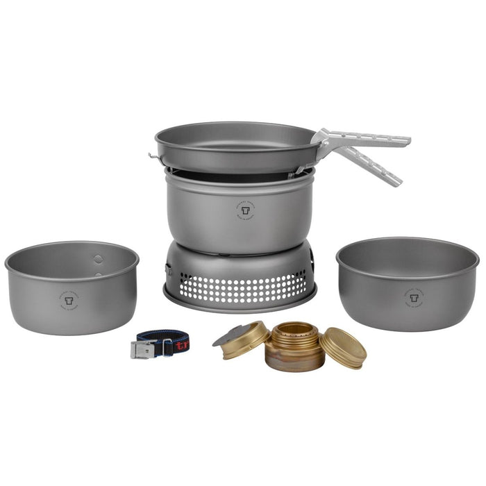 Kit de brûleur à combustible Trangia ensemble de réchaud en aluminium anodisé dur camping extérieur compact - GoMilitar