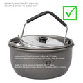 Trangia Kit de brûleur de réchaud de randonnée ultraléger en aluminium pour la cuisine et la randonnée