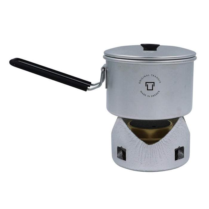 Trangia ensemble de cuisinière de cuisine batterie de cuisine légère en acier inoxydable randonnée compacte - GoMilitar