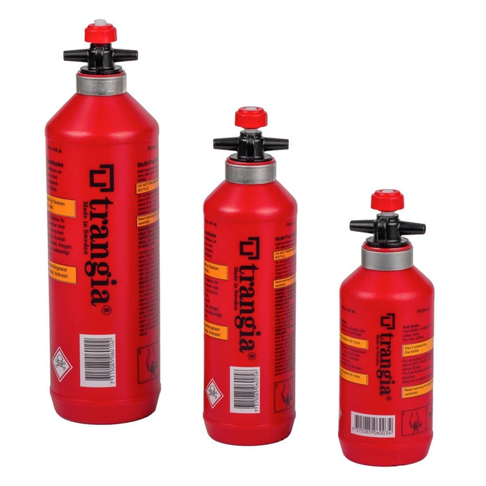 Bouteille de carburant liquide Trangia brûleur à essence flacon en polyéthylène camping en plein air rouge - GoMilitar