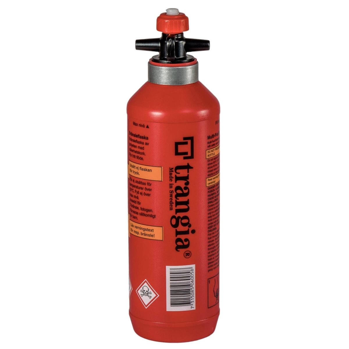 Bouteille de carburant liquide Trangia Brûleur à essence Flacon en polyéthylène Camping extérieur Rouge