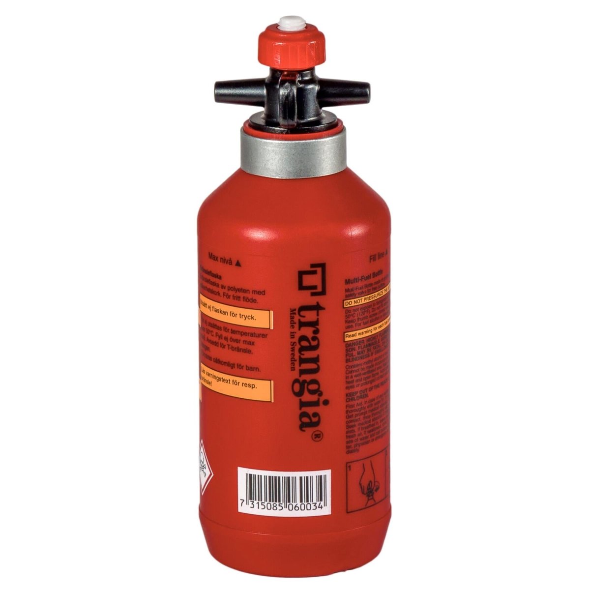 Bouteille de carburant liquide Trangia Brûleur à essence Flacon en polyéthylène Camping extérieur Rouge