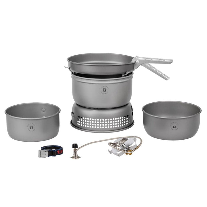 Batterie de cuisine d'extérieur Trangia, ensemble de poêles de camping légers en aluminium anodisé dur - GoMilitar