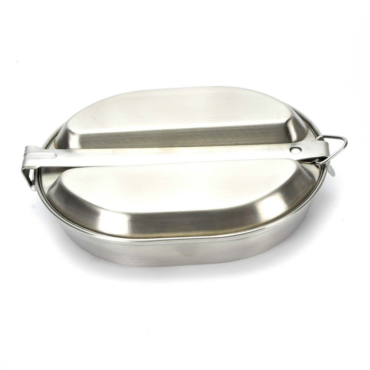 Gamelle de l'armée américaine en acier inoxydable, gamelles militaires, ustensiles de cuisine de style américain, NEUF
