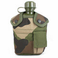 Bouteille d'eau M1 de style cantine de l'armée américaine avec couvercle et clips Alice de l'armée américaine