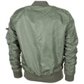 Veste de style militaire américain Bomber MA1 coupe-vent olive uniforme d'équipage des forces aériennes NEUF