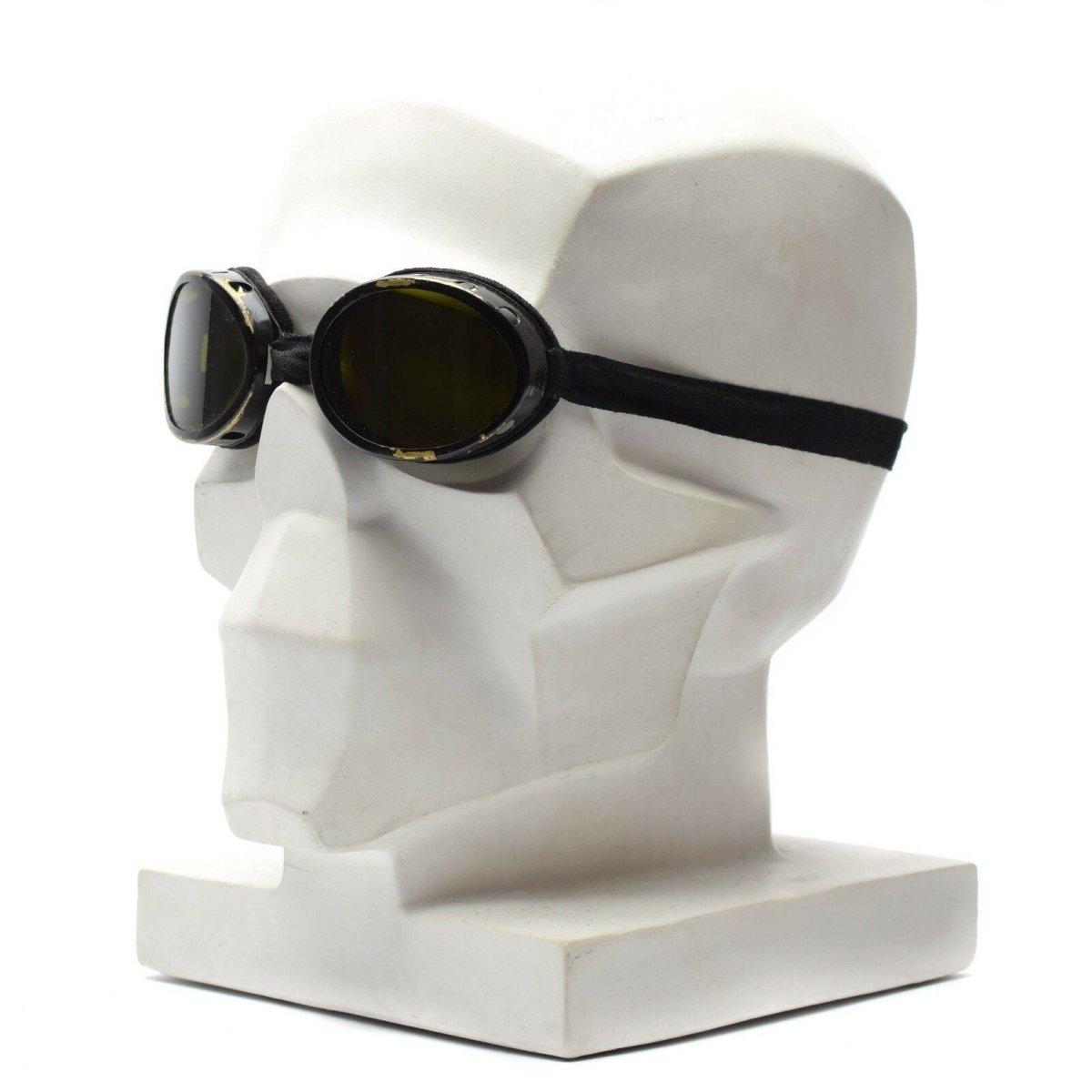Lunettes de protection pour casque de montagne rond de l'armée suisse de la Seconde Guerre mondiale Verre de protection avec boîte
