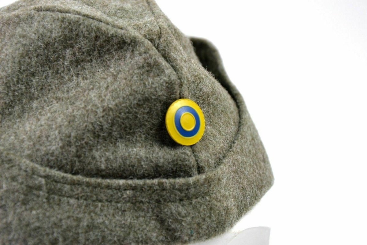 Casquette d'hiver en laine de l'armée suédoise de la Seconde Guerre mondiale, casquette militaire de campagne, chapeau de garnison