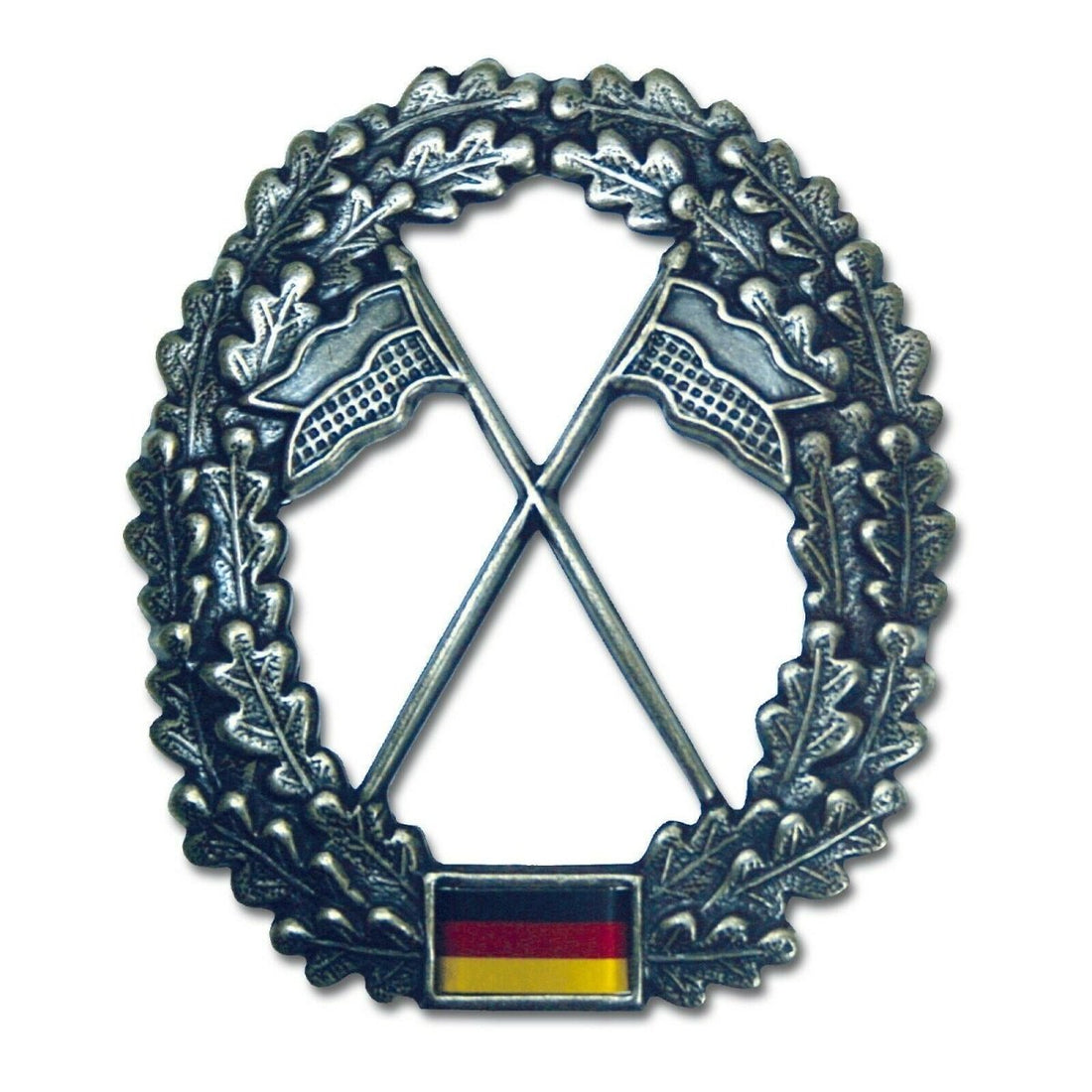 Insigne de béret de l'armée allemande authentique Cocarde Troupes de reconnaissance et de reconnaissance