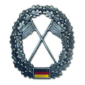 Insigne de béret de l'armée allemande authentique Cocarde Troupes de reconnaissance et de reconnaissance