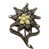 Véritable insigne de l'armée allemande pour les troupes de montagne, cocarde de casquette edelweiss