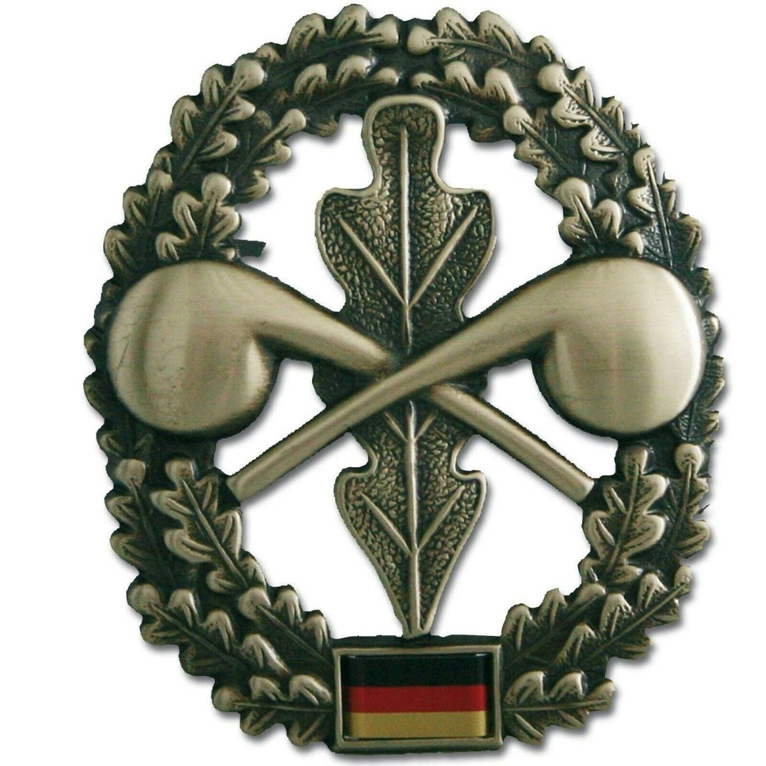 Insigne de béret de l'armée allemande Cocarde Protection NBC Protection nucléaire et chimique