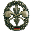 Insigne de béret de l'armée allemande Cocarde Protection NBC Protection nucléaire et chimique