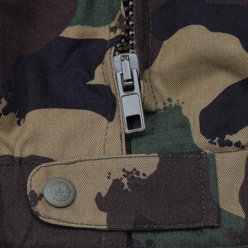 Original Hungarian Military field jacket M1990 four-color woodland camouflage shirts